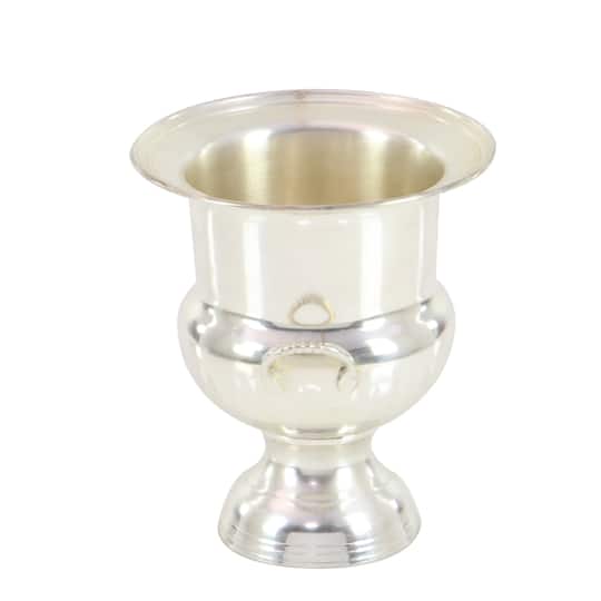 10" Silver Traditional Metal Wine Bucket